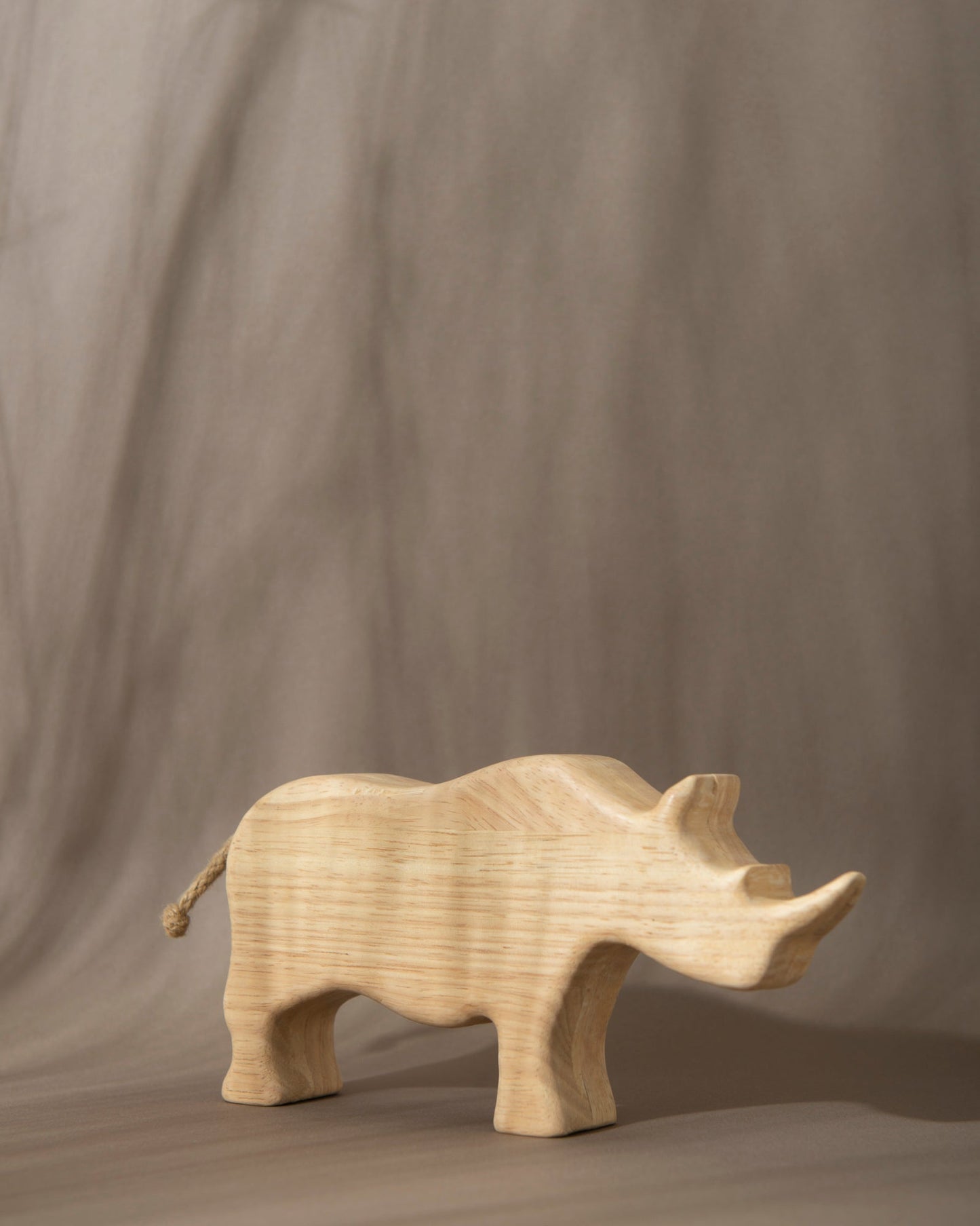 Wooden Rhinoceros