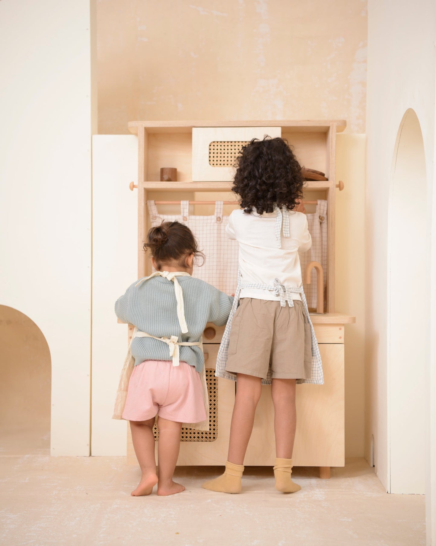 Wooden Kitchen Set for Pretend Play