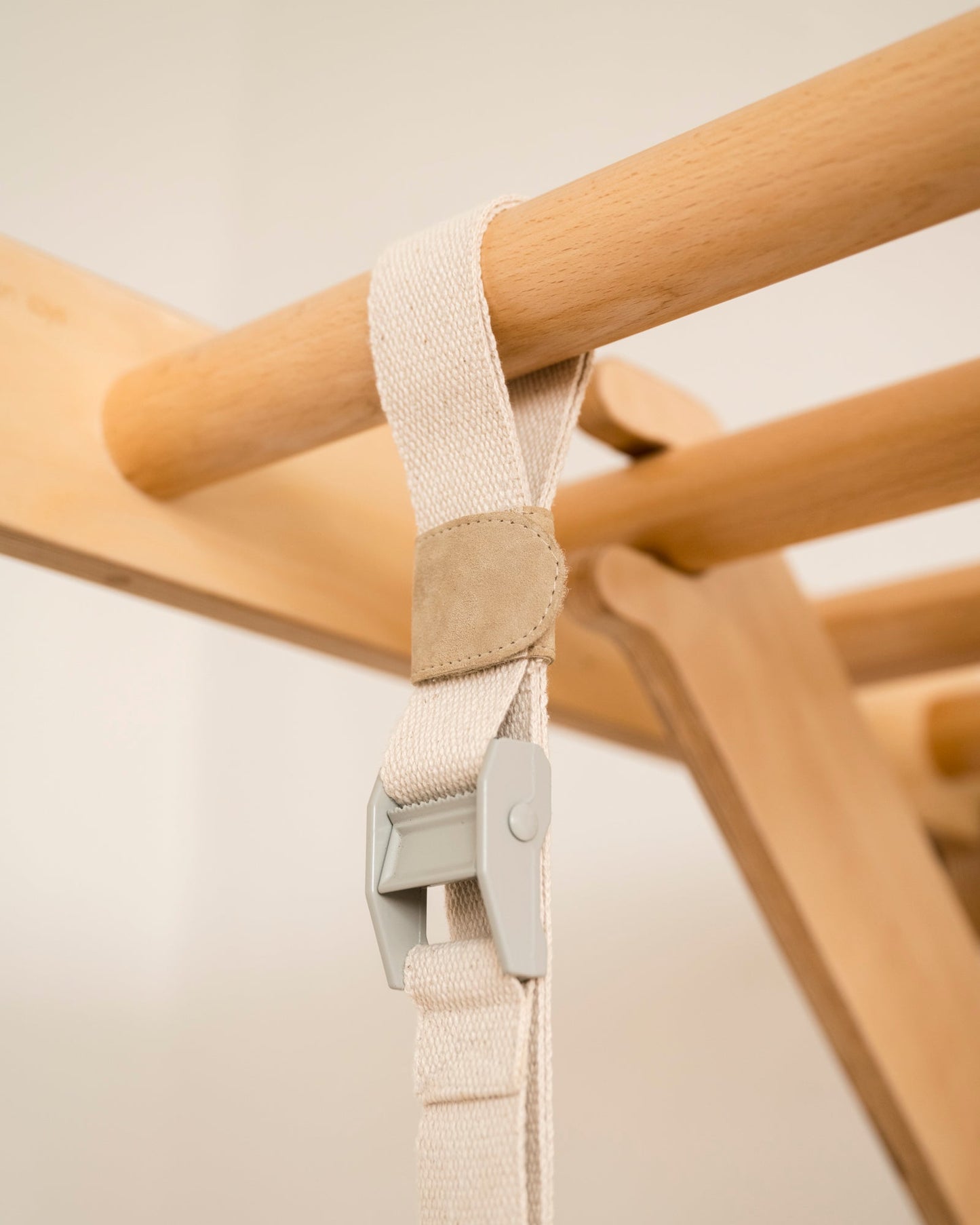 Gymnastic Rings or “Roman” Rings Attachment for Transformable Pikler Triangle