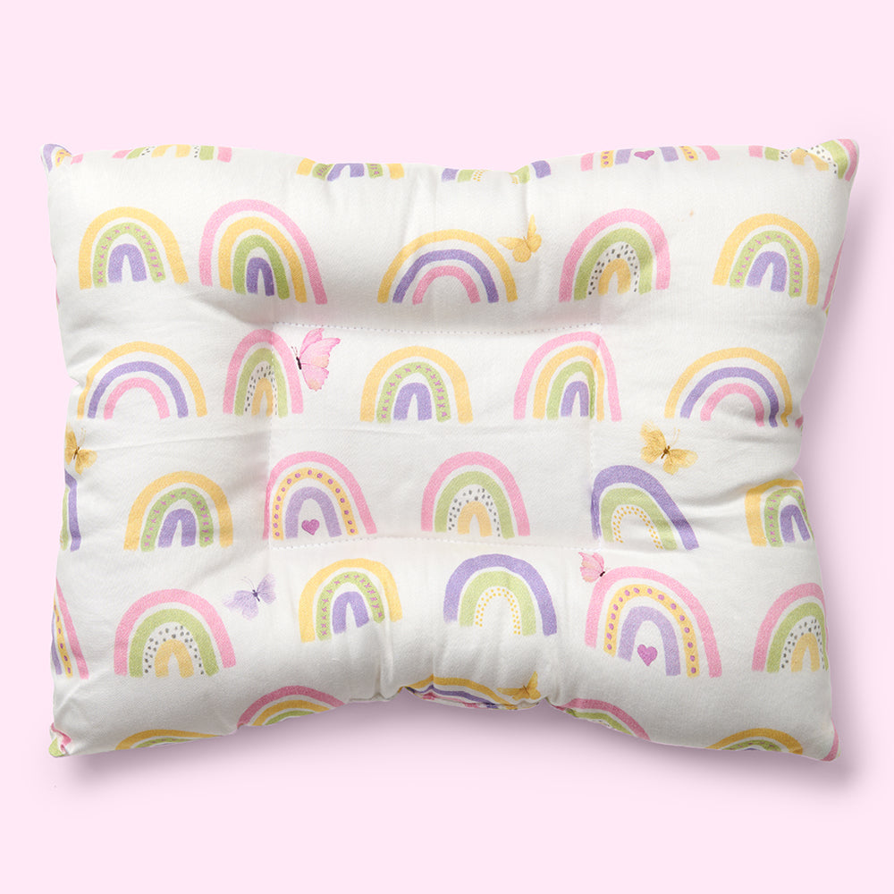 Alcazie Organic Baby Head Nest - Rainbow Dreams