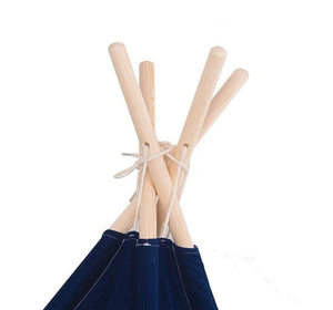 Alcazie Tent/Tepee - Blue and White Striped