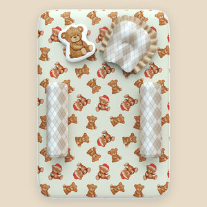 Alcazie 6 Pc Organic New Born Bed Set- Cuddle Bear