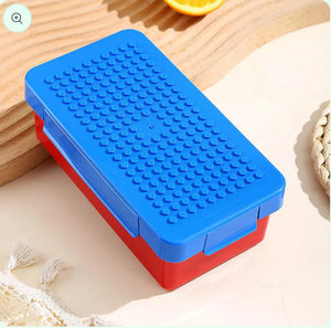 Alcazie Block and Bites - Perfect Leakproof, BPA Free Snackbox