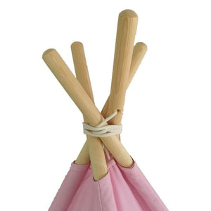 Alcazie Tent/Tepee - Pink and White Striped
