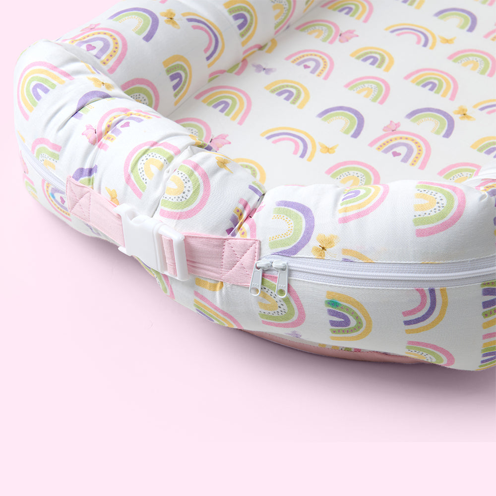 Alcazie Organic Cocoon Cover - Rainbow Dreams