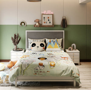 Alcazie Kids 6 Pc Double Full Bed Set  – Animal Planet