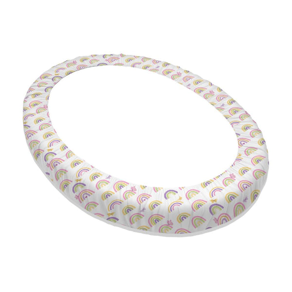 Alcazie Fitted Sheet For Stokke Sleepi Bed Mini - Rainbow Dreams