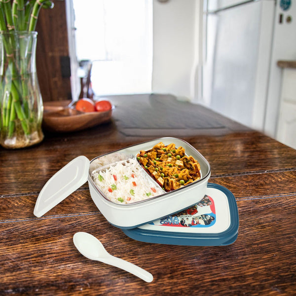 Alcazie BTS stainless Steel 2 compartment lunch box