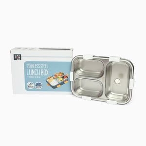 Alcazie 3-Compartment Stainless Steel Lunch Box - Kids Park