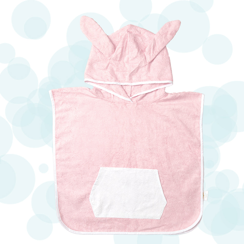 Alcazie Bamboo Cotton Hooded Poncho - Bunny