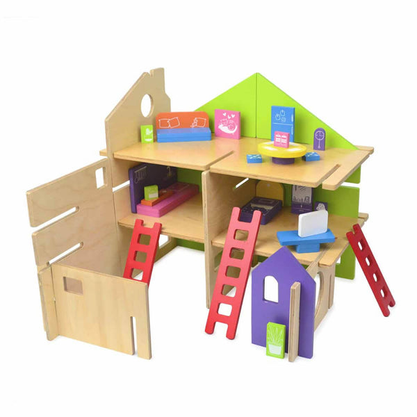 Alcazie DIY Wooden Modular Playhouse