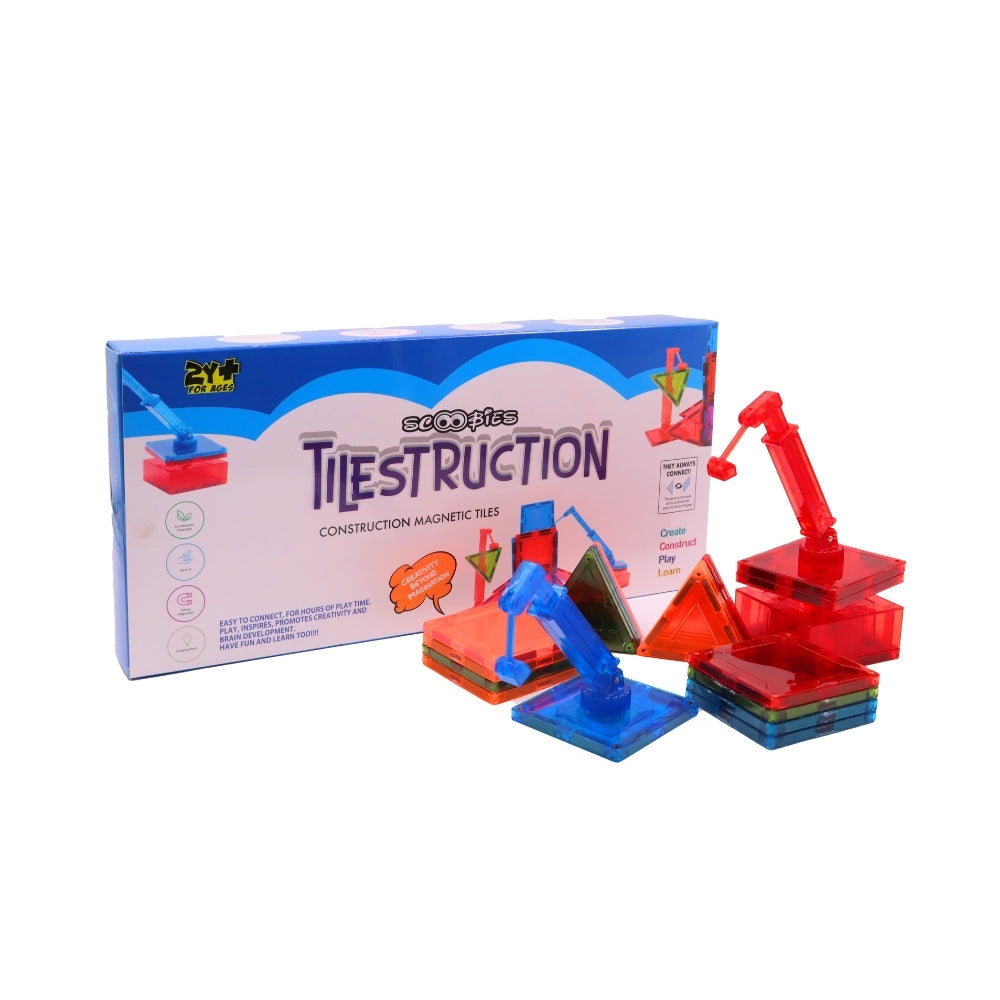 Alcazie Scoobies Tilestruction Set with extendable cranes