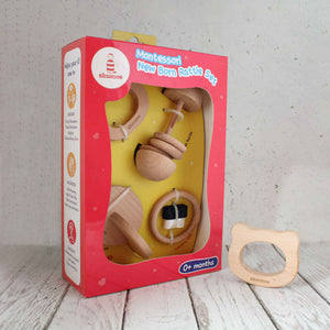 Montessori Rattle and Teether Combo