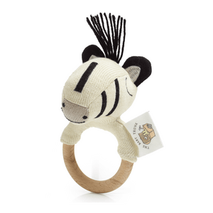The Baby Trunk Rattle - Zebra