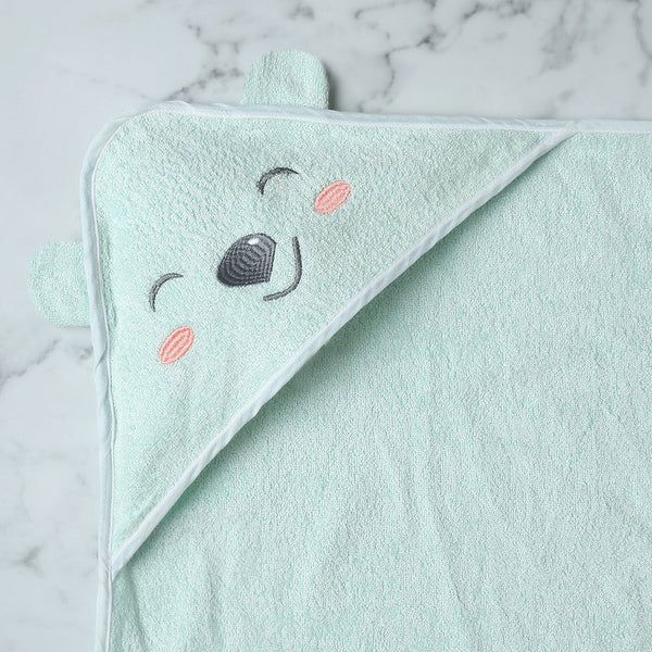 Alcazie Bamboo Cotton Baby Hooded Towel - Bear