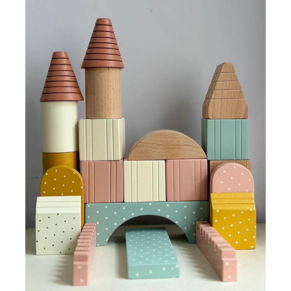 Alcazie Playbox Wooden Building Blocks Toys Set - Large