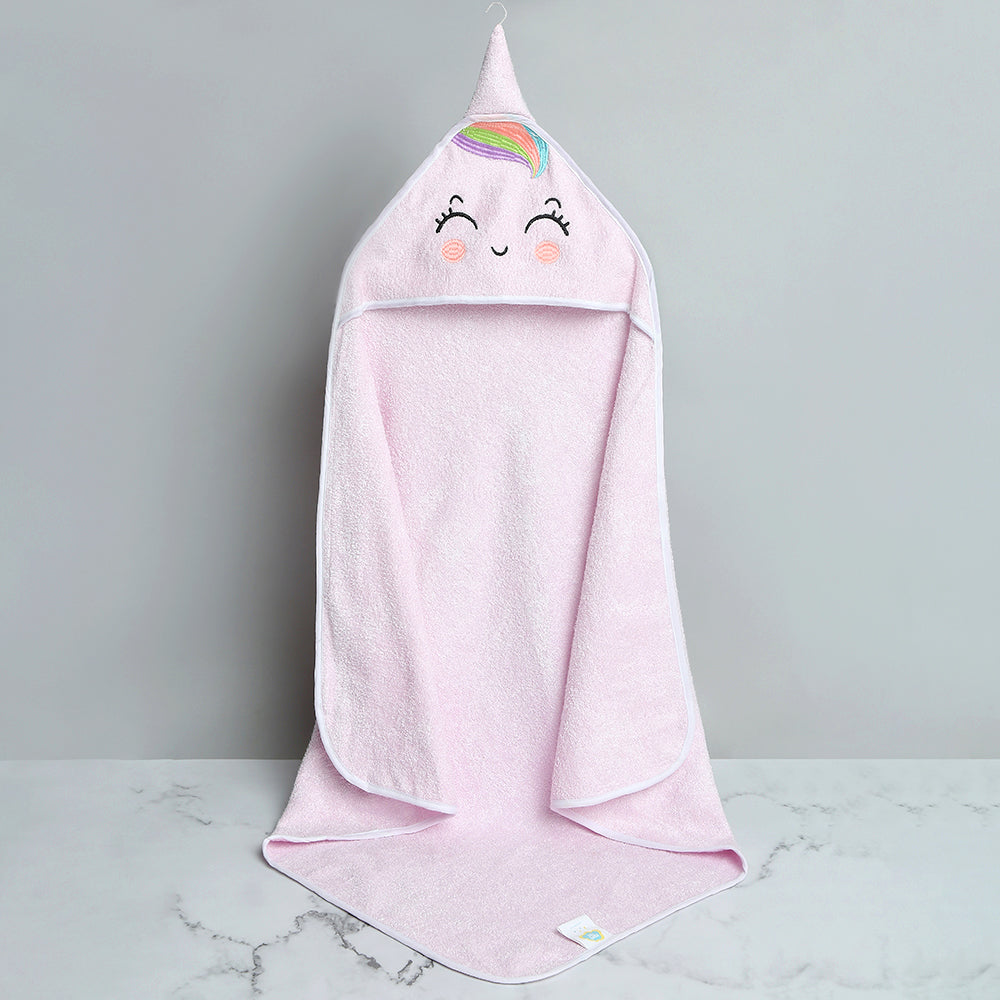 Alcazie Bamboo Cotton Baby Hooded Towel - Unicorn