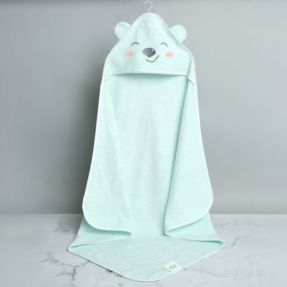 Alcazie Bamboo Cotton Baby Hooded Towel - Bear