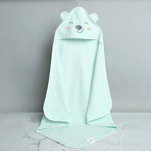 Alcazie Bamboo Cotton Baby Hooded Towel - Bear