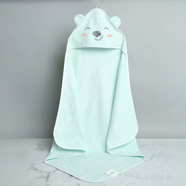 Alcazie Bamboo Cotton Baby Hooded Towel - Bear
