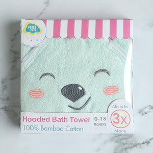 Alcazie Bamboo Cotton Baby Hooded Towel - Bear