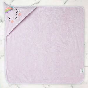 Alcazie Bamboo Cotton Baby Hooded Towel - Unicorn