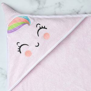 Alcazie Bamboo Cotton Baby Hooded Towel - Unicorn