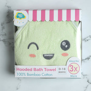 Alcazie Bamboo Cotton Baby Hooded Towel - Dino