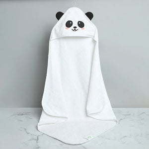 Alcazie Bamboo Cotton Baby Hooded Towel - Panda