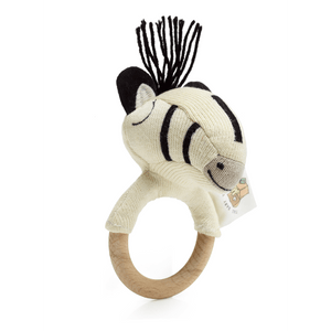 The Baby Trunk Rattle - Zebra