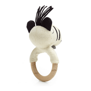The Baby Trunk Rattle - Zebra