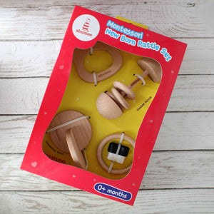 Montessori Rattle and Teether Combo