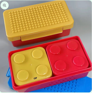 Alcazie Block and Bites - Perfect Leakproof, BPA Free Snackbox