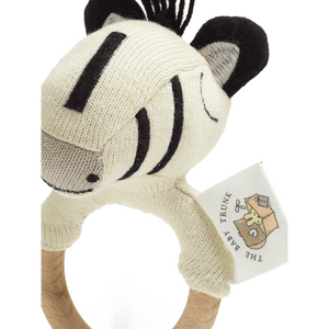 The Baby Trunk Rattle - Zebra
