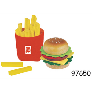 Alcazie I'M Toy Burger & Fries Play Set