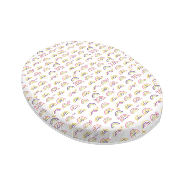 Alcazie Fitted Sheet For Stokke Sleepi Bed Mini - Rainbow Dreams