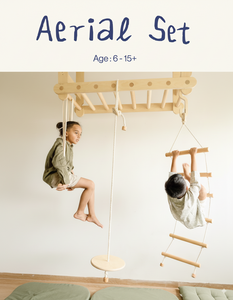 Aerial Set | Ceiling Pikler Jungle Gym