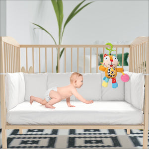 Alcazie Big Eyed Multicolour Hanging Pulling Toy With Teether