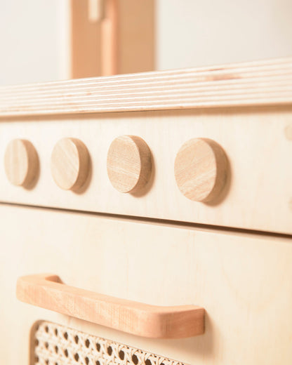 Wooden Kitchen Set for Pretend Play
