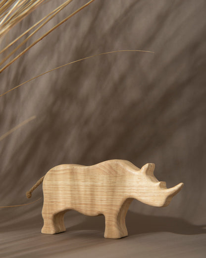 Wooden Rhinoceros