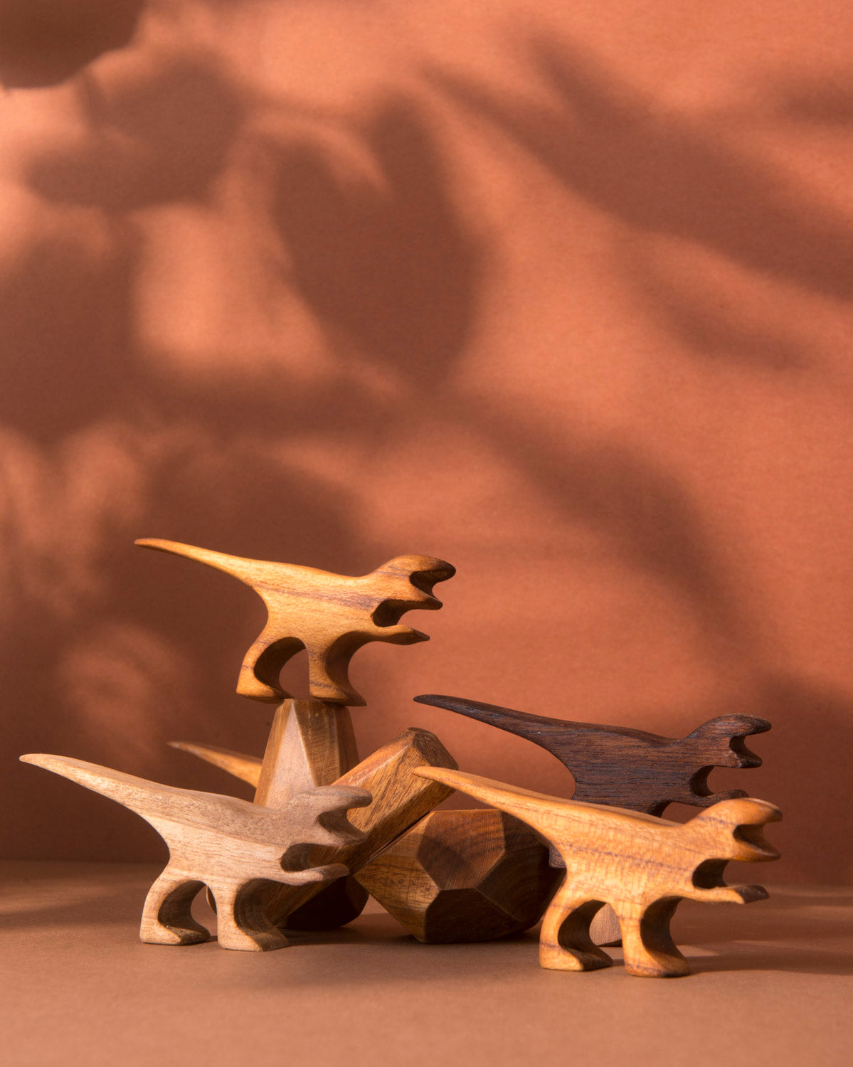 Velociraptor - Wooden Dinosaur Toys