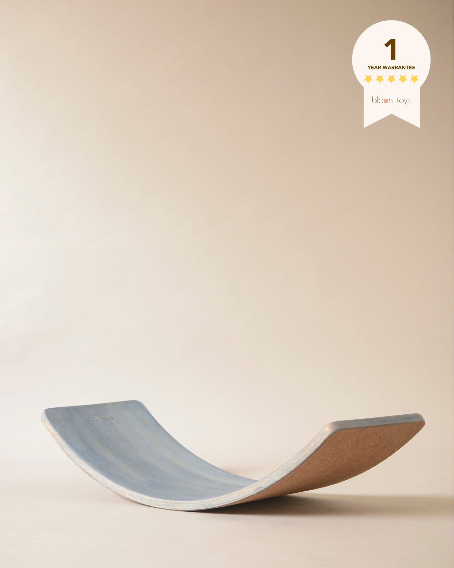 Curvy board 2.0 (Cork-Lined Balance Board in Light Indigo)