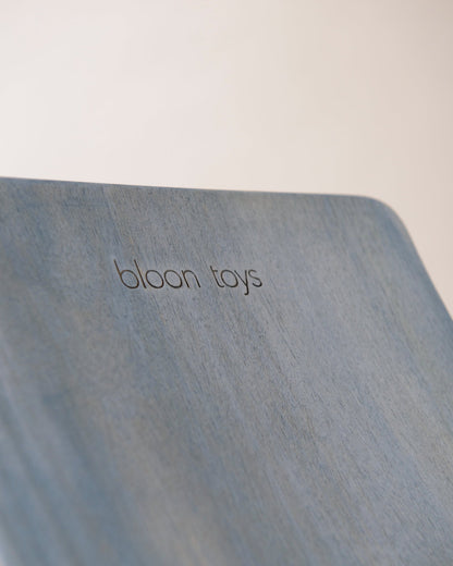 Curvy board 2.0 (Cork-Lined Balance Board in Light Indigo)