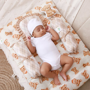 Alcazie 5 Pc Organic New Born Bed Set - Cuddle Bear