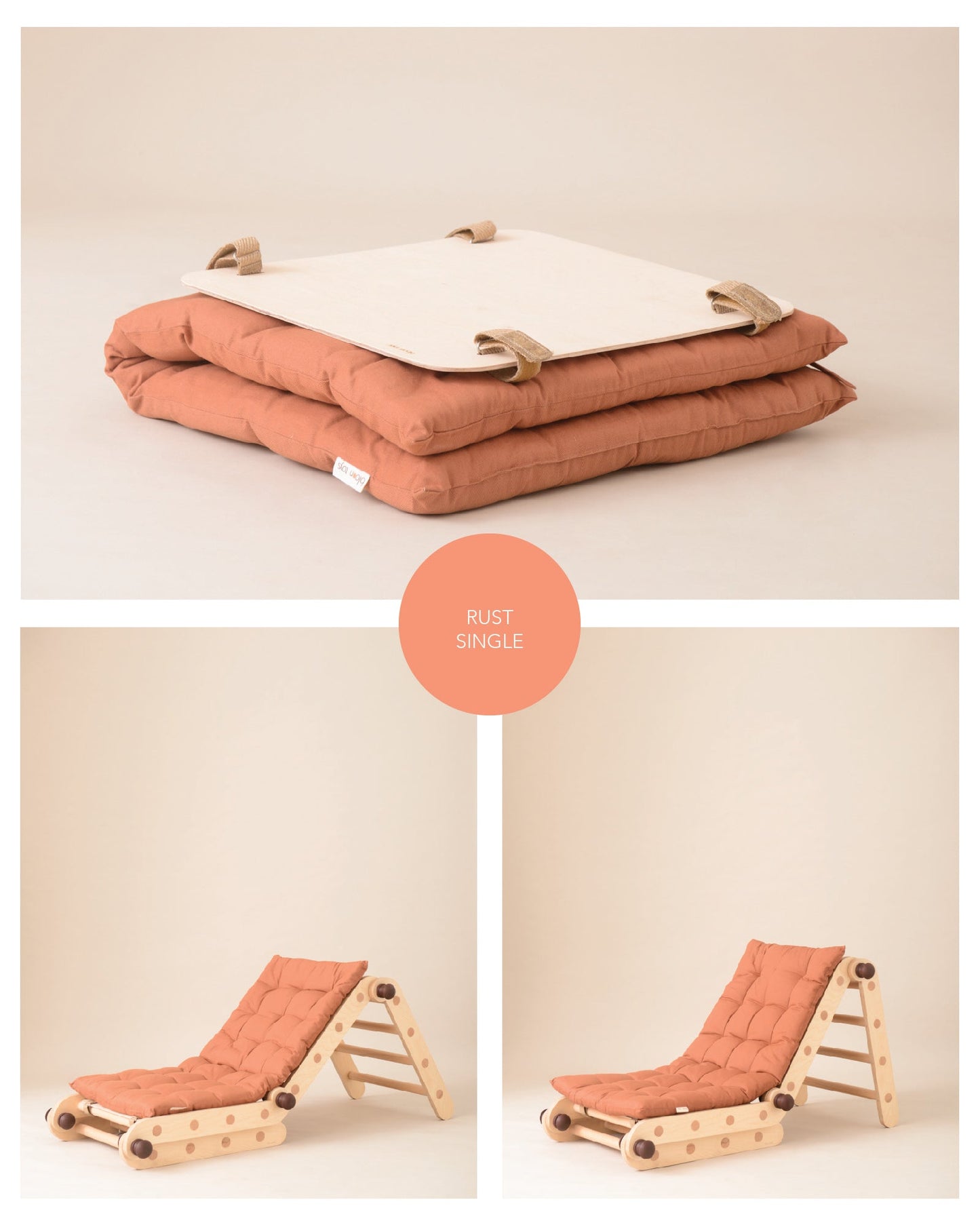 Cushion attachment for Transformable Pikler Triangle