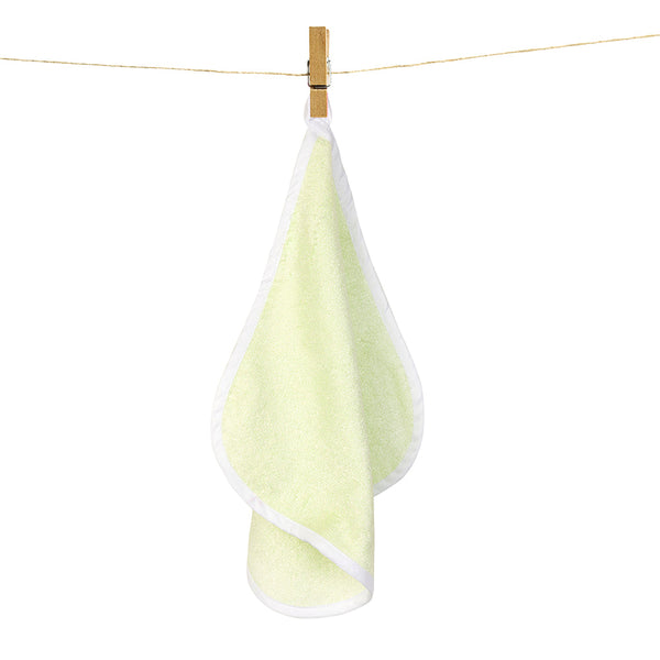 Alcazie Pack of 3 Bamboo Cotton Washcloth -  Blue