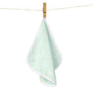 Alcazie Pack of 3 Bamboo Cotton Washcloth -  Blue