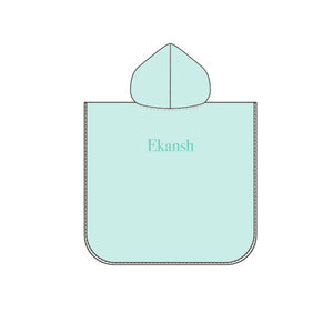 Alcazie Bamboo Cotton Hooded Poncho - Bear