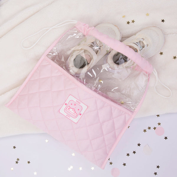 Alcazie Organic Baby Shoe Bag - Pink