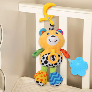 Alcazie Animal Yellow Hanging Pulling Toy With Teether